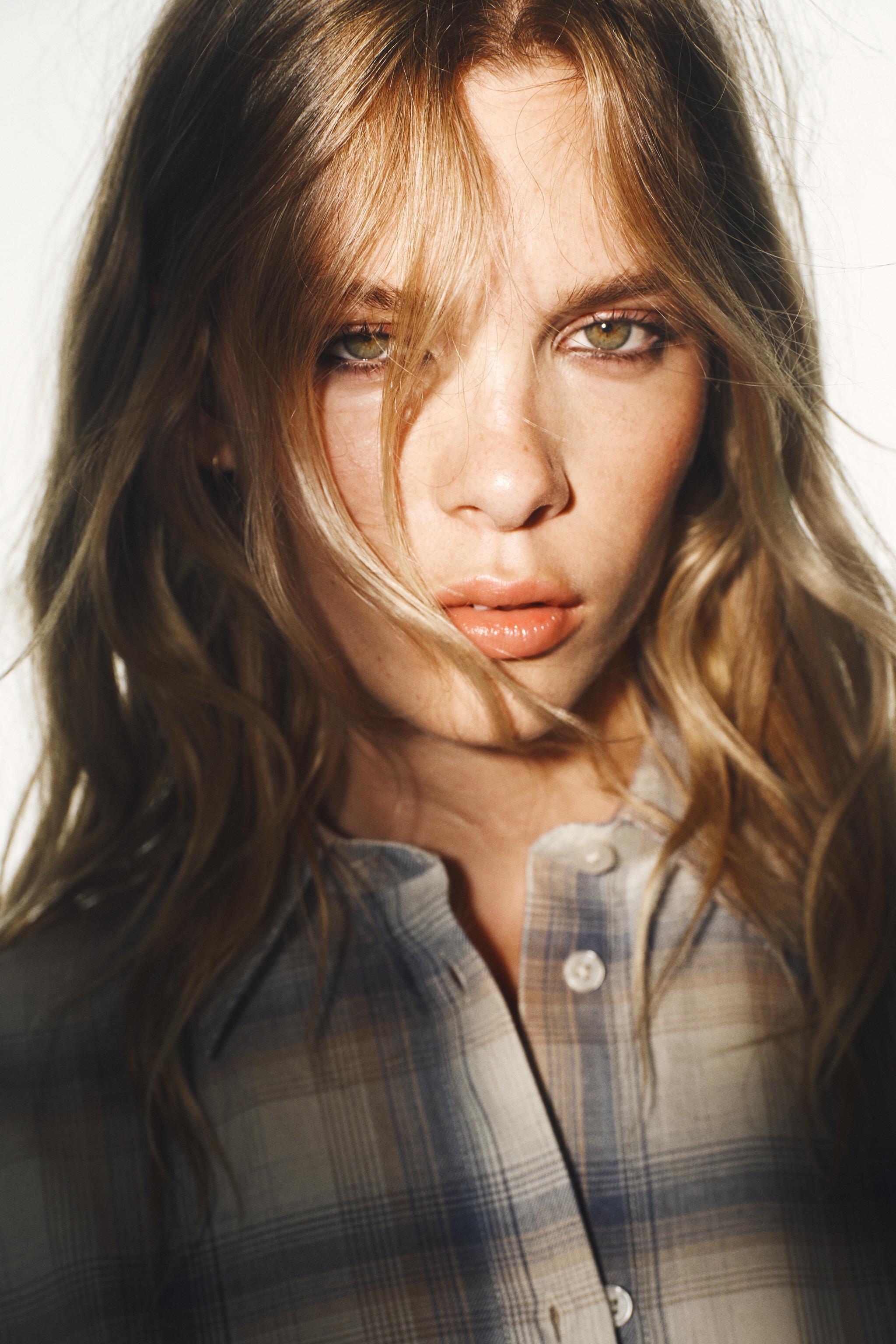 OVERSIZED PLAID POCKET SHIRT | Zara US