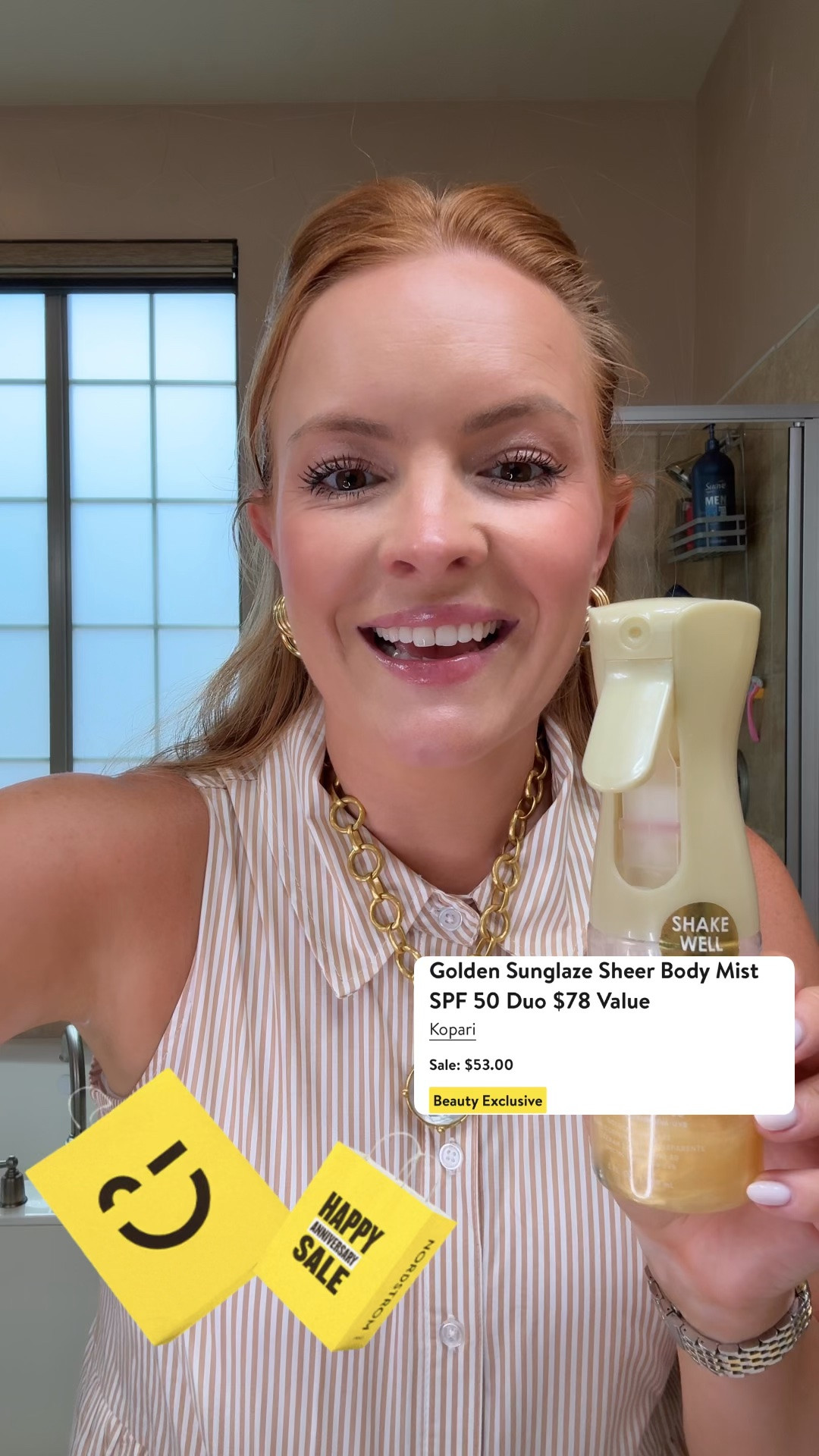 One of the most unique Nordstrom Anniversary Sale SPF deals. ✨ The Kopari Golden Sunglaze Sheer Body Mist SPF 50 Duo gives your skin a gorgeous sun-kissed glow while providing SPF 50 protection. It’s lightweight, non-greasy, and perfect for beach days, vacations, pool days, or anytime you want glowing skin without skipping sunscreen.

#NordstromAnniversarySale #NSaleBeauty #Kopari #BodySPF #SPF50 #GlowingSkin #SummerBeauty #NordstromBeauty