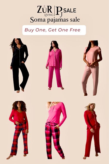 Soma buy one. Get one pajamas sale . 

#LTKsalealert #LTKfamily #LTKHoliday