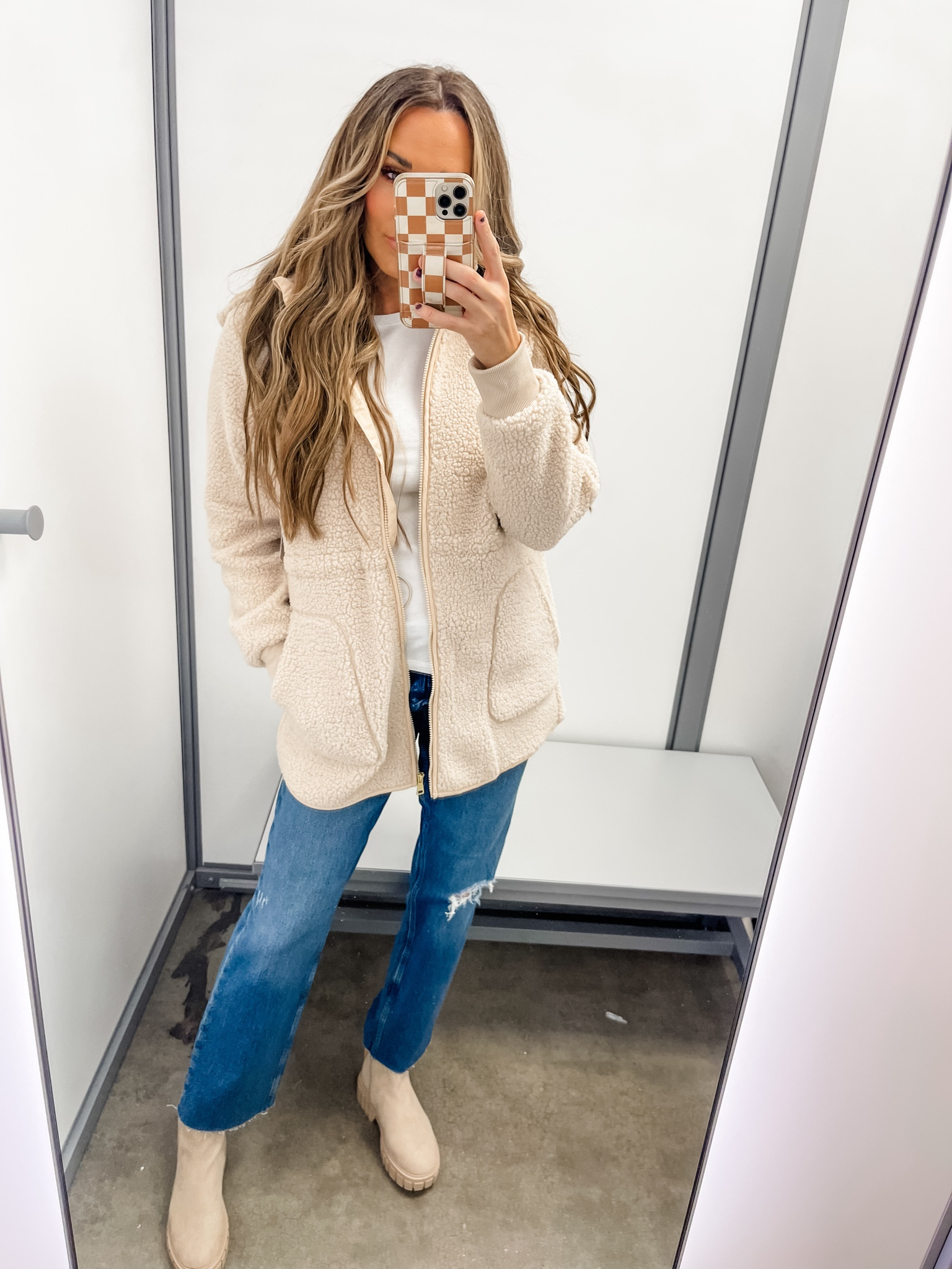 Jacket size medium
Jeans size 12
Maternity outfit 


#LTKfindsunder50 #LTKbump #LTKstyletip