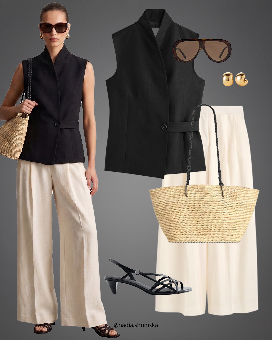 Cream trousers: summer edition✨ 

 #LTKStyle #SummerOutfit #LTKsummer #LTKstyletip