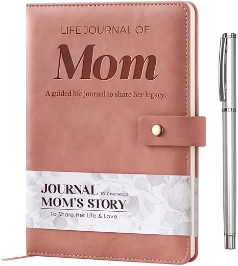 Mom I Want to Know Your Life Story Leather Journal (Hardcover) - Birthday Gifts for Mom - Guided ... | Amazon (US)