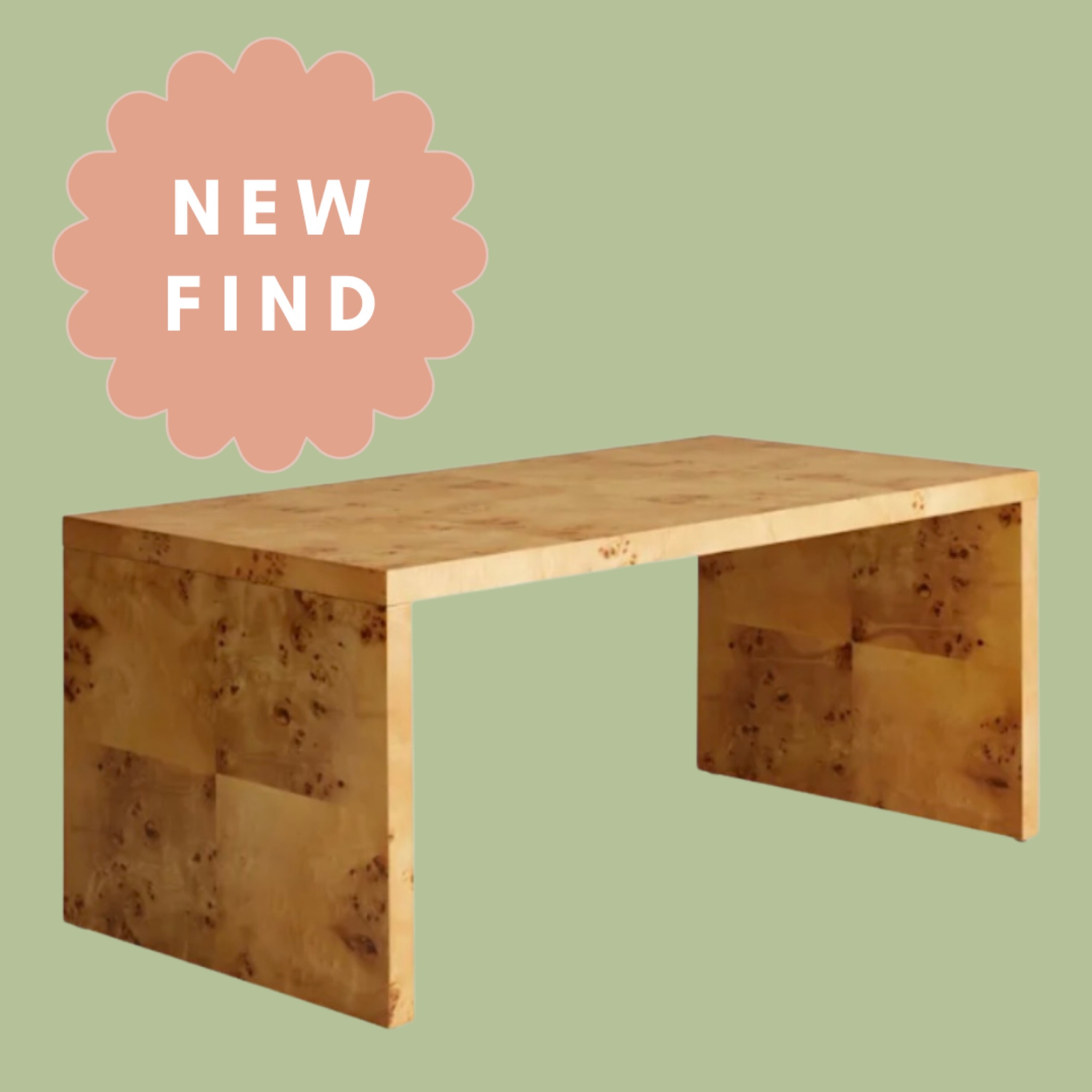 $220 burl wood coffee table!

#LTKhome