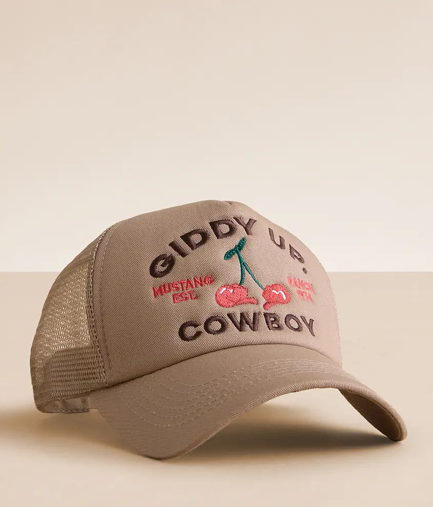 ExclusiveGiddy Up Cowboy Trucker HatWorn/WestPrice $34.99What do you want to know about this pro... | Buckle