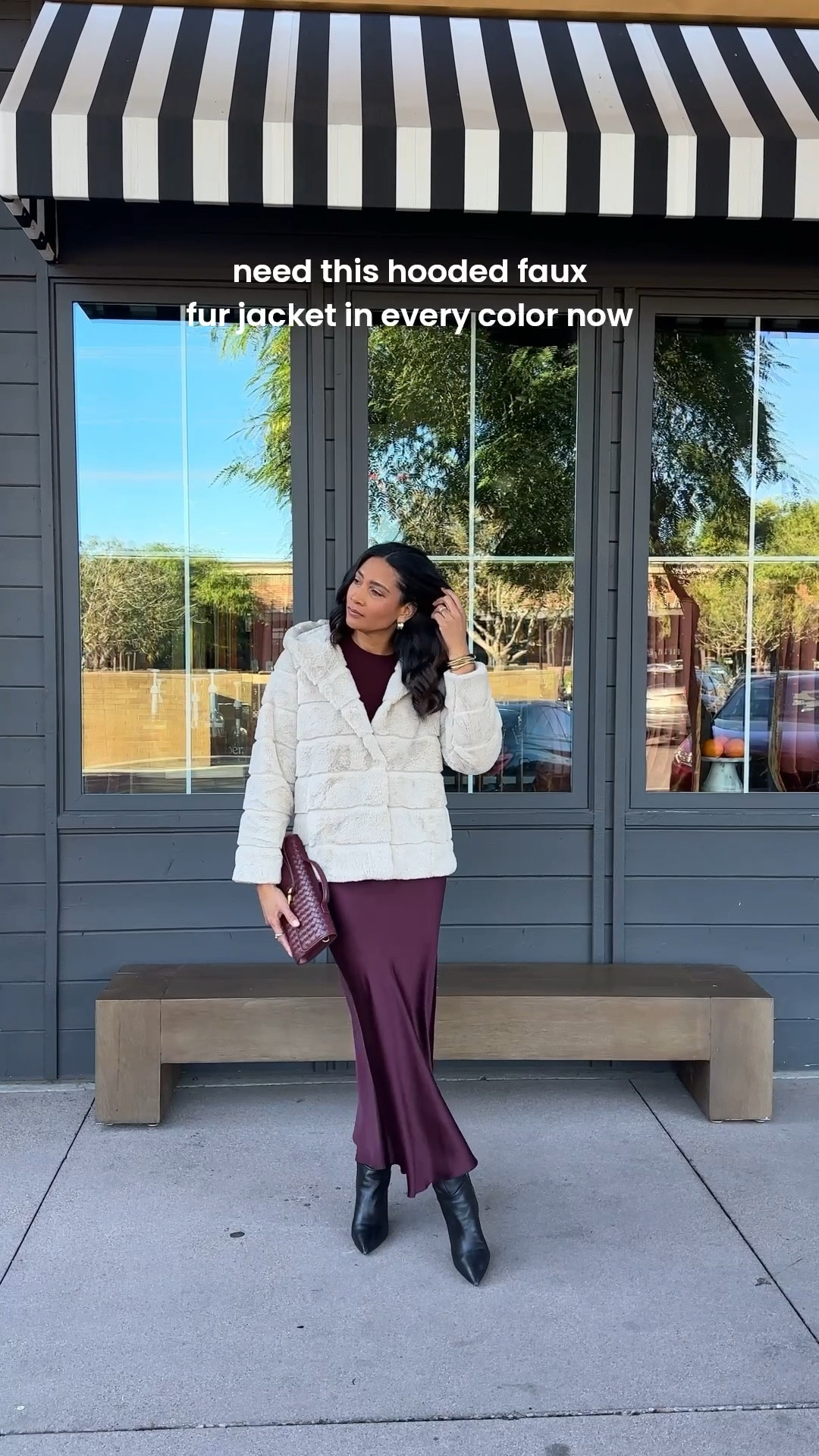 Easily dress this super soft and comfy faux fur jacket up or down!! Looks great with jeans too!! All fit true to size.



#LTKHoliday #LTKOver40