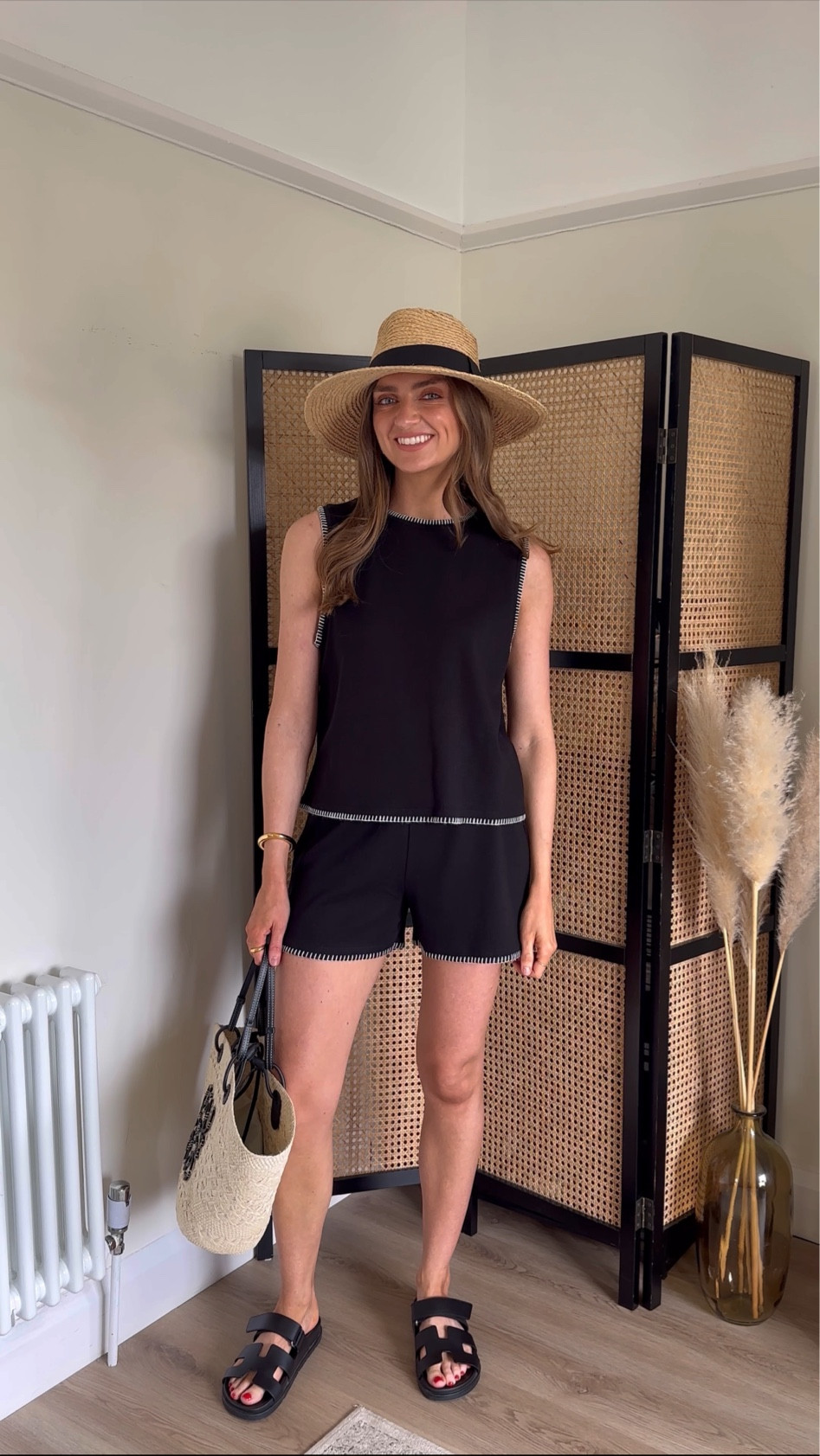 Styling my favourite high-street co-ords

Wearing a size 10 in the Catalan blanket stitch detail black top
And size 8 in the matching shorts

I’m 5ft 6 

Hermes Chypre sandals (dupes linked)

& Other Stories fedora hat

Loewe basket bag 



Co-ord, summer holiday outfit, high-street fashion
city-break outfit , holiday outfit, shopping day outfit

#LTKeurope #LTKsummer #LTKuk