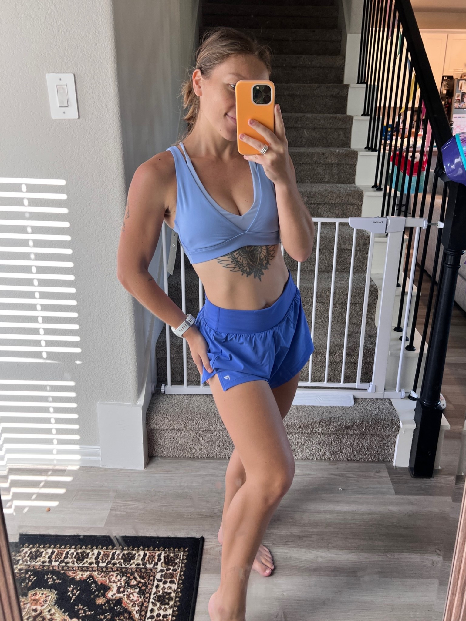 Fabletics PureLuxe Double Layer Push-Up Low Impact Bra in Moonlight Peri/Tonal + Sunchaser Short 3” in Sapphire Sky 💙 the Sunchaser shorts are hands down my favorite running short, I own them in almost every color and somehow didn’t have sapphire blue yet which is wild since blue is my favorite color. this PureLuxe bra is a new favorite too, the tonal strap detail and the support are perfect for runs or just everyday wear. Fabletics workout set, Sunchaser shorts, PureLuxe bra, blue activewear, matching workout set, run errands outfit, gym to street style @Fabletics

#LTKootd #LTKActive #LTKfitnessgoals