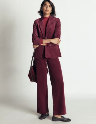 Boden Women's Belgravia Cord Pants in Red | Size 6 | Boden (US)