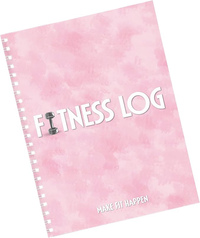 Pink Fitness Journal Workout Book - Fitness Planner - Daily Log Planner - Workout Log Book for We... | Amazon (US)