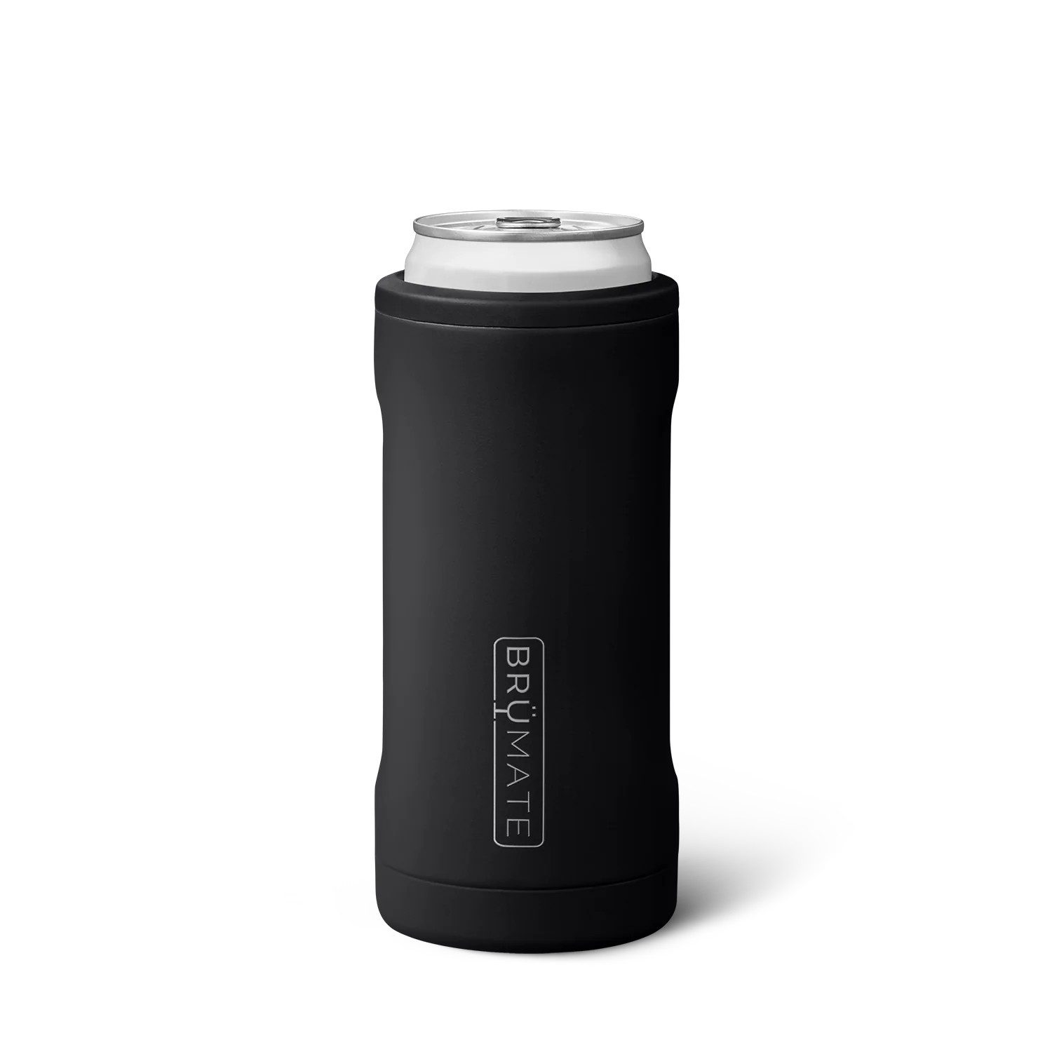Hopsulator Slim Can Cooler (12oz) - Matte Black | Brumate