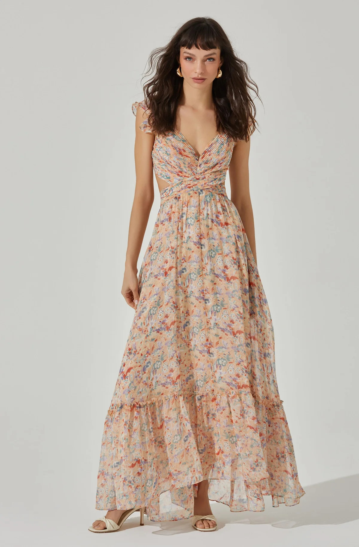 Primrose Floral Strappy Back Maxi Dress | ASTR The Label (US)