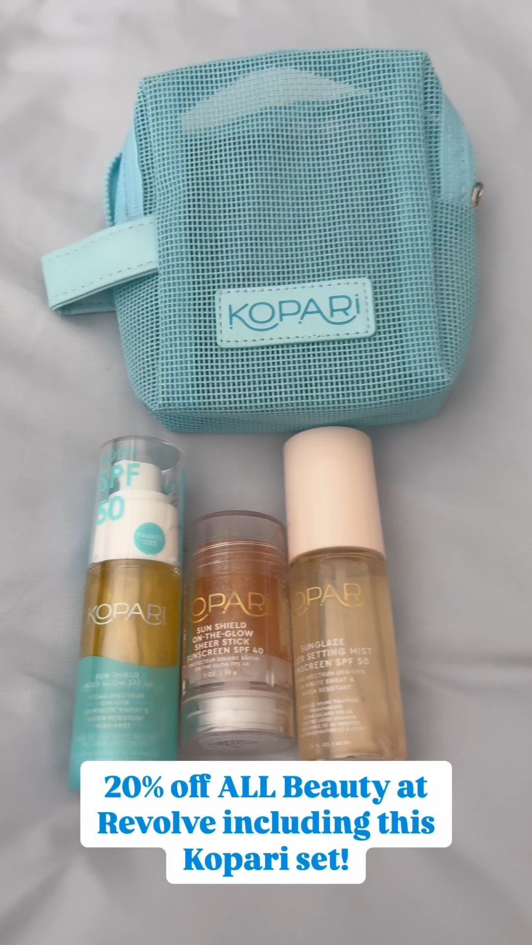 20% off ALL beauty items at Revolve! I love this Kopari mini set for summer!

Revolve. Revolve Sale. Kopari. Beauty Sale. DOTD. Watch Now

#LTKFindsUnder50 #LTKBeauty #LTKSaleAlert