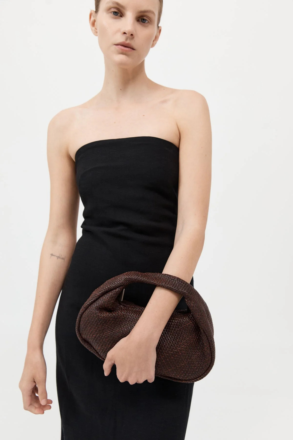 Woven Bon Bon Bag - Chocolate | St. Agni (US, UK, EU)