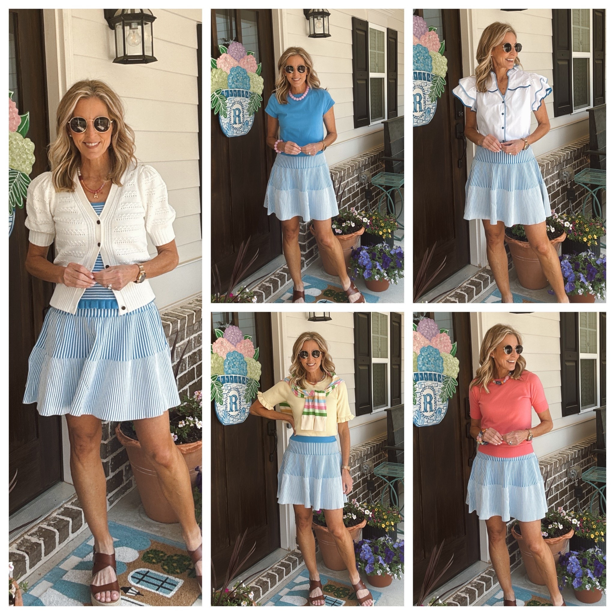 Walmart new arrival and already a favorite. This under $30 skirt styled six different ways… and every top is under $30 too. One is even from Amazon! The styling possibilities are endless — grab it before it sells out.

Comment WALMART and I’ll send links.

Walmart fashion, Walmart, spring style, Walmart, new arrivals, spring, new arrivals, spring styles, spring skirt, Mother’s Day, multiple styles, affordable fashion  
