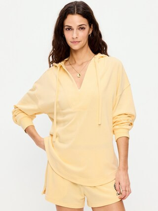 Oversized Tunic Beach Hoodie | Old Navy (US)