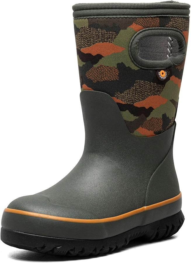 BOGS Grasp Kids Waterproof Rain Boots – Insulated for Winter, Snow & Mud with Easy Pull-On Hand... | Amazon (US)