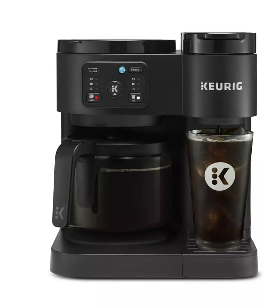 Keurig K-Duo Essentials Hot & Iced Single Serve K-Cup Pod & Carafe Coffee Maker, Gen 2 | Amazon (US)