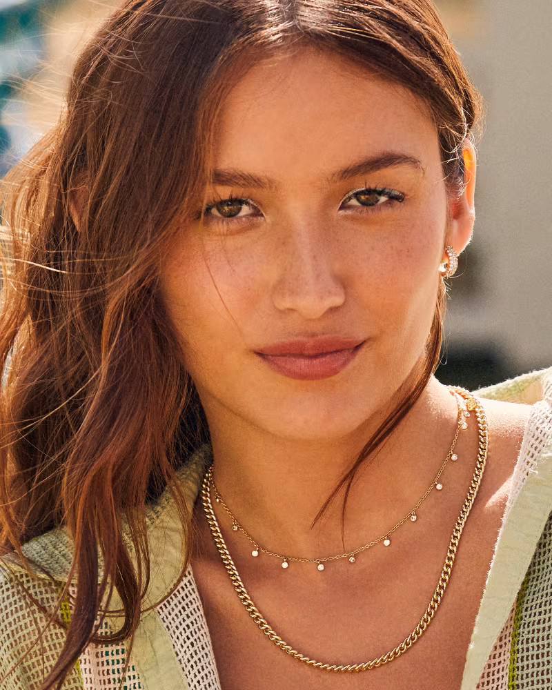 Mikki Pave Huggie Earrings in Gold | Kendra Scott | Kendra Scott