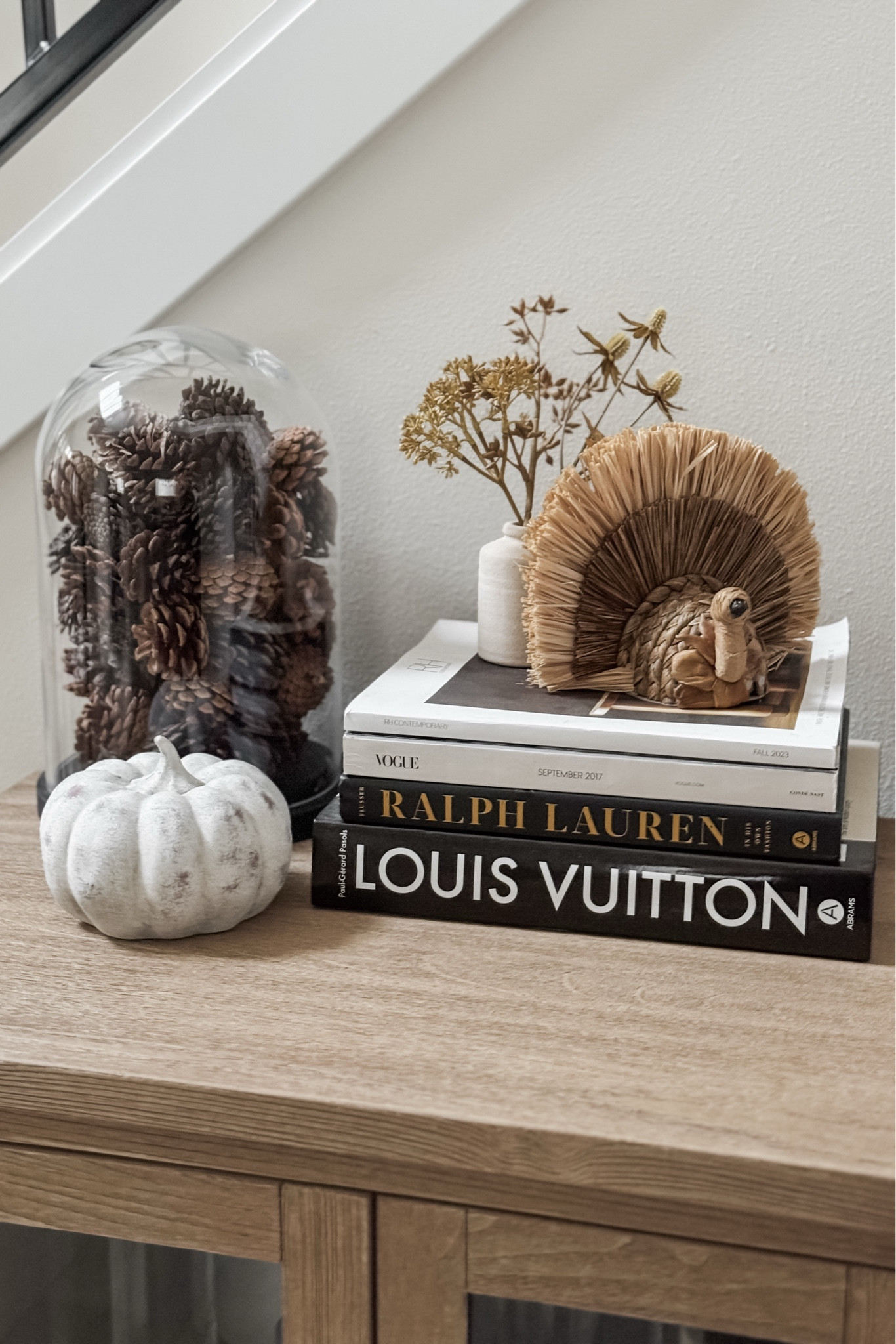 Now that it’s November, I’m decorating various vignettes around the house for Thanksgiving! This is one end of the buffet in our entryway and I love styling it every season because it’s located in such a high traffic area of the house.

*This exact cloche is from Crate & Barrel in 2018 so I tried to link similar

#LTKHome #LTKSeasonal #LTKHoliday