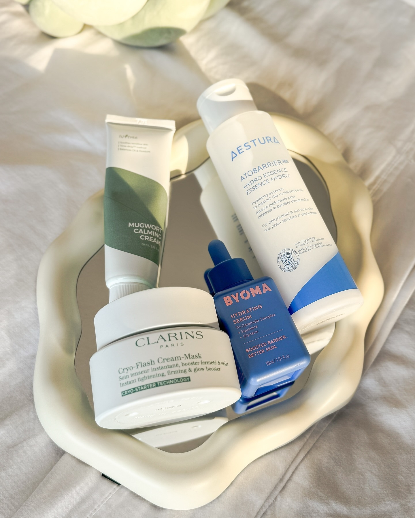 🤍🍵 ready for the weekend

so far these are the products I’m reaching to at night, to soothe and cool me down. The summer & heat overall just makes my redness appear more, so cooling plus repairing my barrier is a huge necessity

-do you have any faves for cooling down or repairing your skin? ☁️

#softgirlaesthetic #acneproneskin #clearskin #koreanskincare #sensitiveskin #skincaretips #ugc #skincareroutine #springvibes #skincare #cleanbeauty

#LTKFindsUnder50 #LTKBeauty #LTKItBag