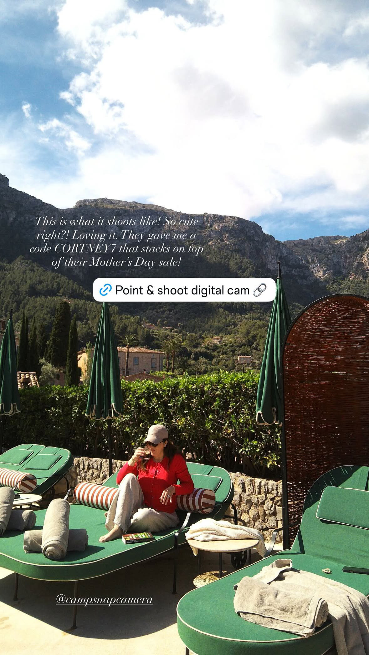 We used my CampSnap non-stop in Mallorca! Highly recommend for summer. 

summer l camera l photos  

 