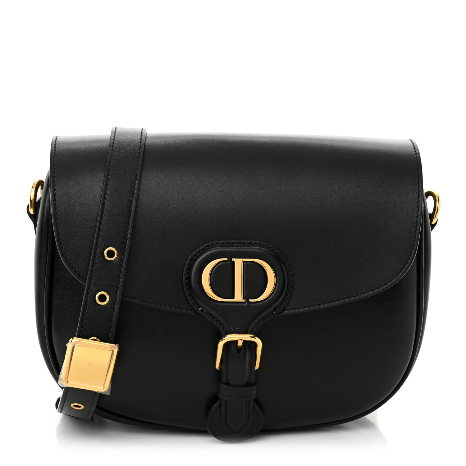 Box Calfskin Medium Bobby Flap Black | FASHIONPHILE (US)