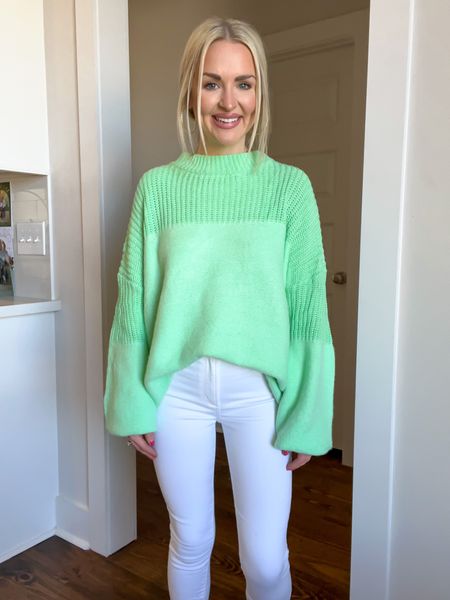Mint green sweater / st Patrick’s day / spring sweaters 

#LTKSeasonal #LTKFind