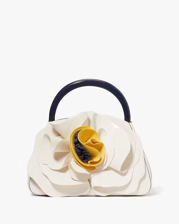 Flora Patent Leather 3d Flower Top-handle Bag | Kate Spade (US)