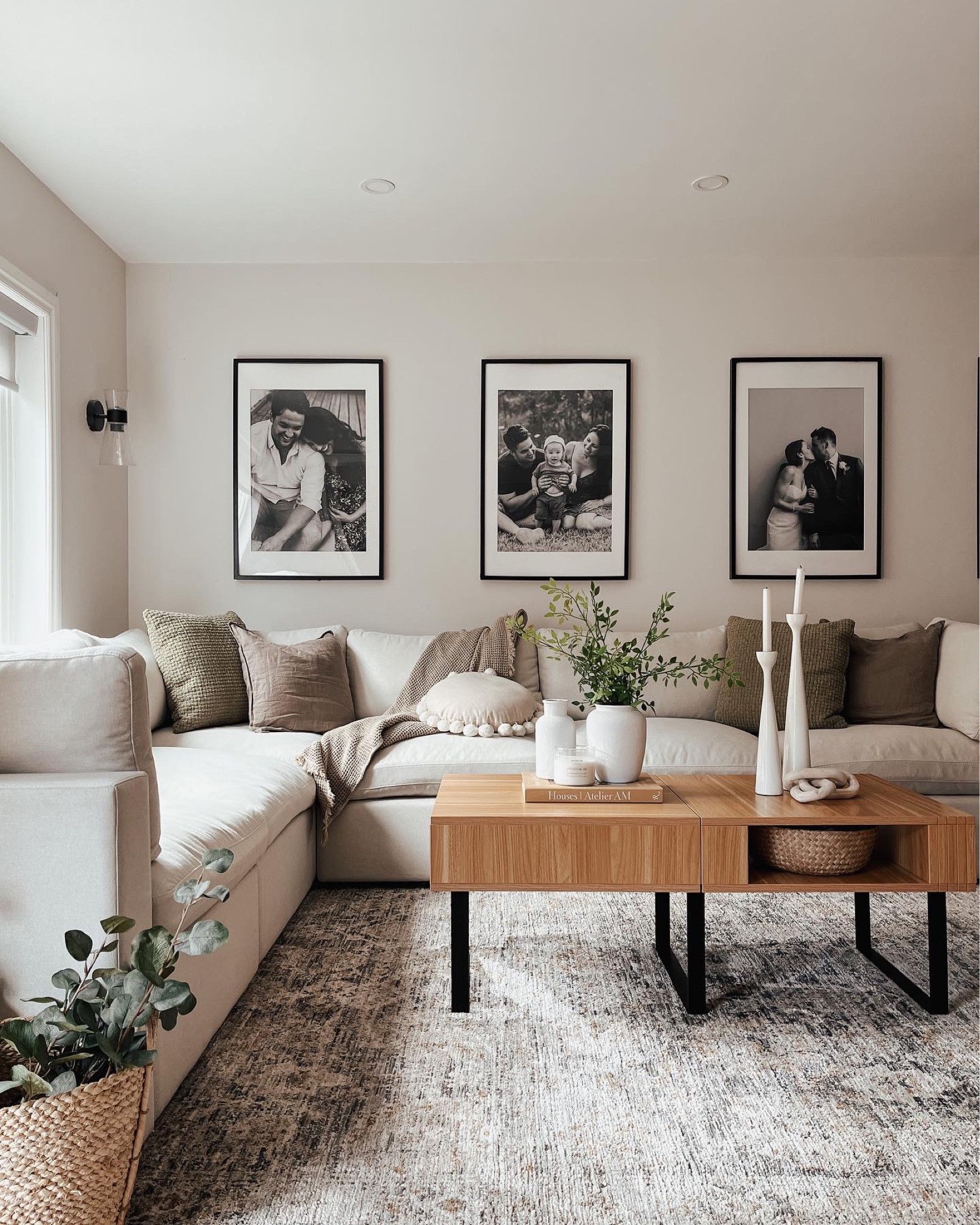 Living room Styling-white couch with green and taupe linen cushions. #home #homedecor #livingroom #arearug #homedesign

#LTKhome #LTKunder100 #LTKstyletip