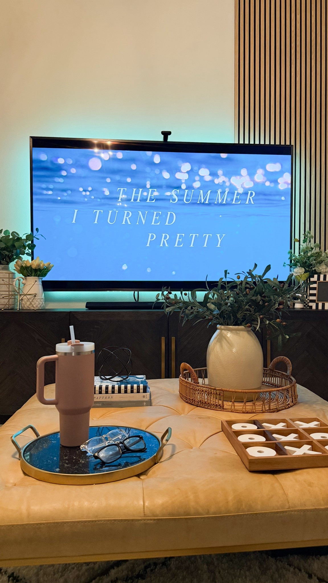 TV BACKLIGHT! Trying to catch up on the latest 3 episodes of this show! Did my best to avoid spoilers the last few weeks but it was so hard!! Stanley tumbler 

#LTKFindsUnder100 #LTKHome #LTKSeasonal