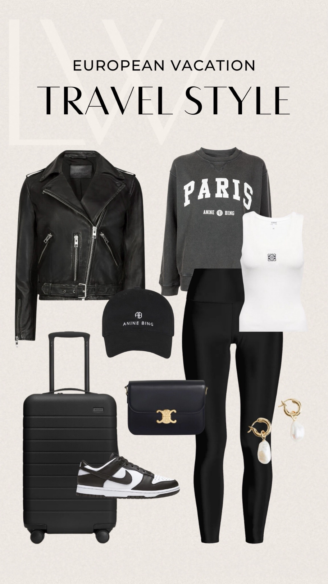 Flashback to traveling to Europe! Tip: When I travel I like to where my bigger coat or jacket on the plane to save room in my luggage! 
Leggings size up 
Sweatshirts I always size up for comfortable fit 



Travel, travel day, travel outfit, Europe, airport outfit, style, leather jacket, sneakers 

#LTKover40 #LTKtravel #LTKstyletip