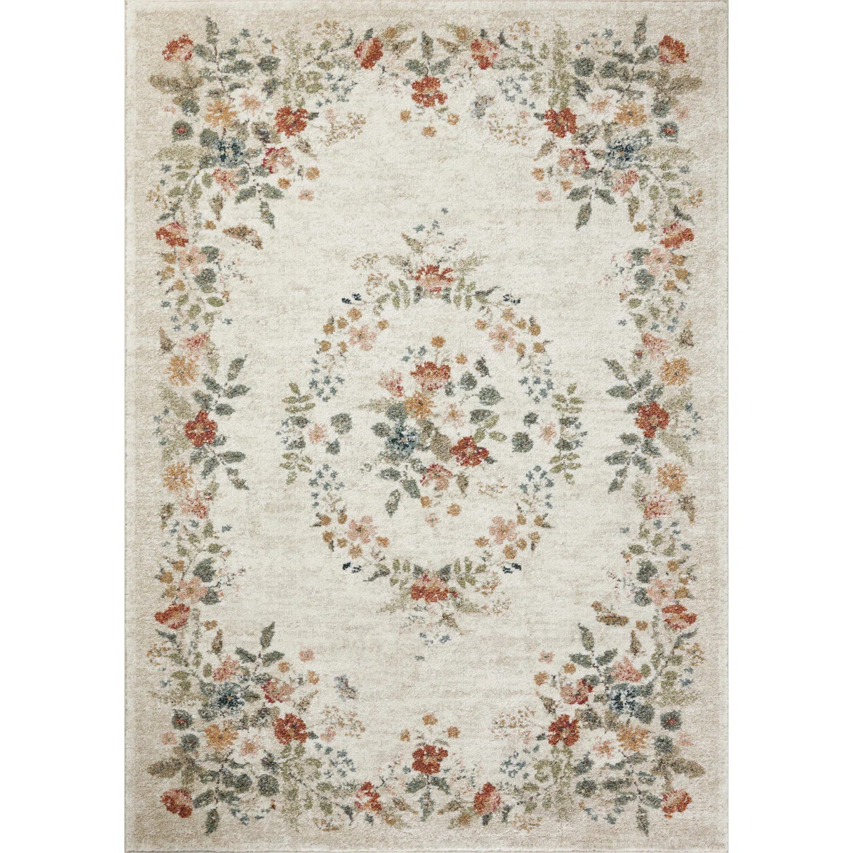 Rifle Paper Co. x Loloi Laurel Cream Area Rug | Wayfair North America