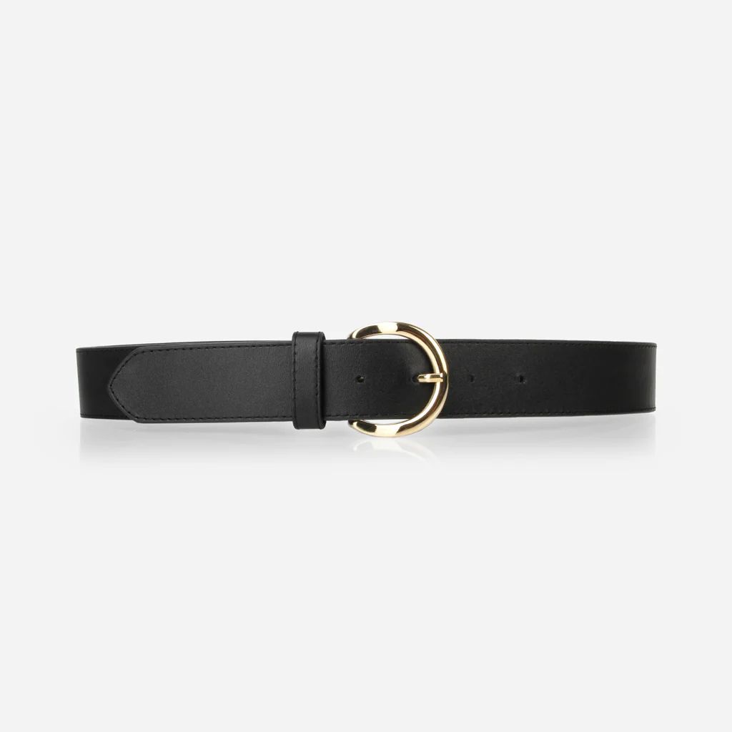The Complement Belt Gold Black | Poppy Barley