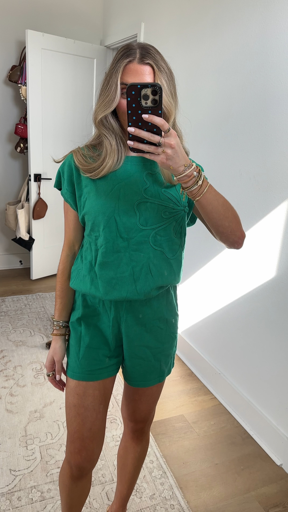 Amazon size small Saodimallsu Womens Off The Shoulder 2 Piece Sweater Sets Short Sleeve Floral Tops Summer Matching Lounge Shorts Set

#LTKootd #LTKSaleAlert #LTKSeasonal