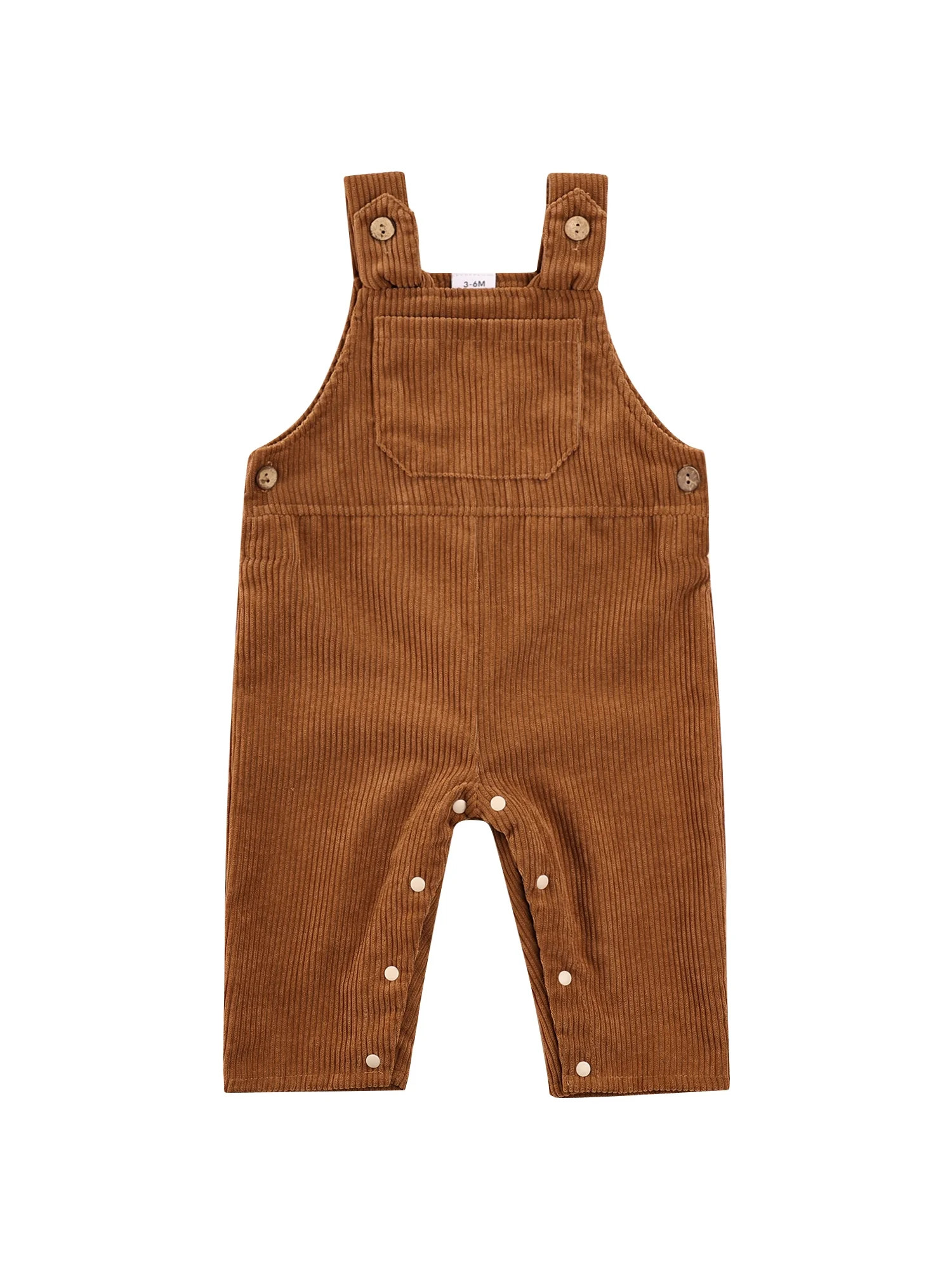 Infant Baby Girl Boy Bib Overalls Corduroy Suspender Pants Solid Straps Trousers One-Piece Jumpsu... | Walmart (US)