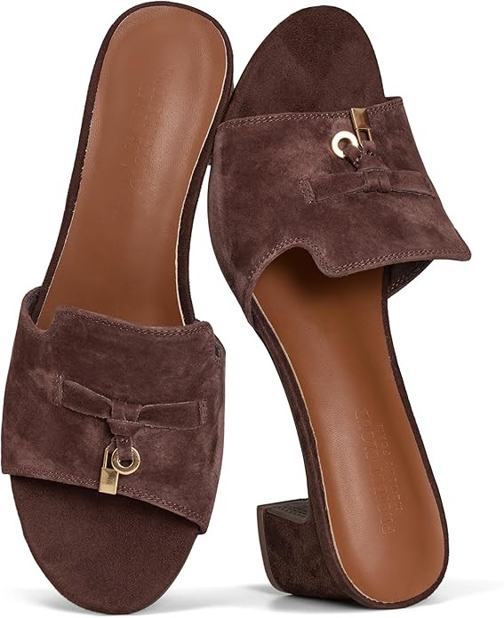 Project Cloud 100% Genuine Leather Sandals Women Footwear - Memory Foam Insole & Non-Slip Women S... | Amazon (US)