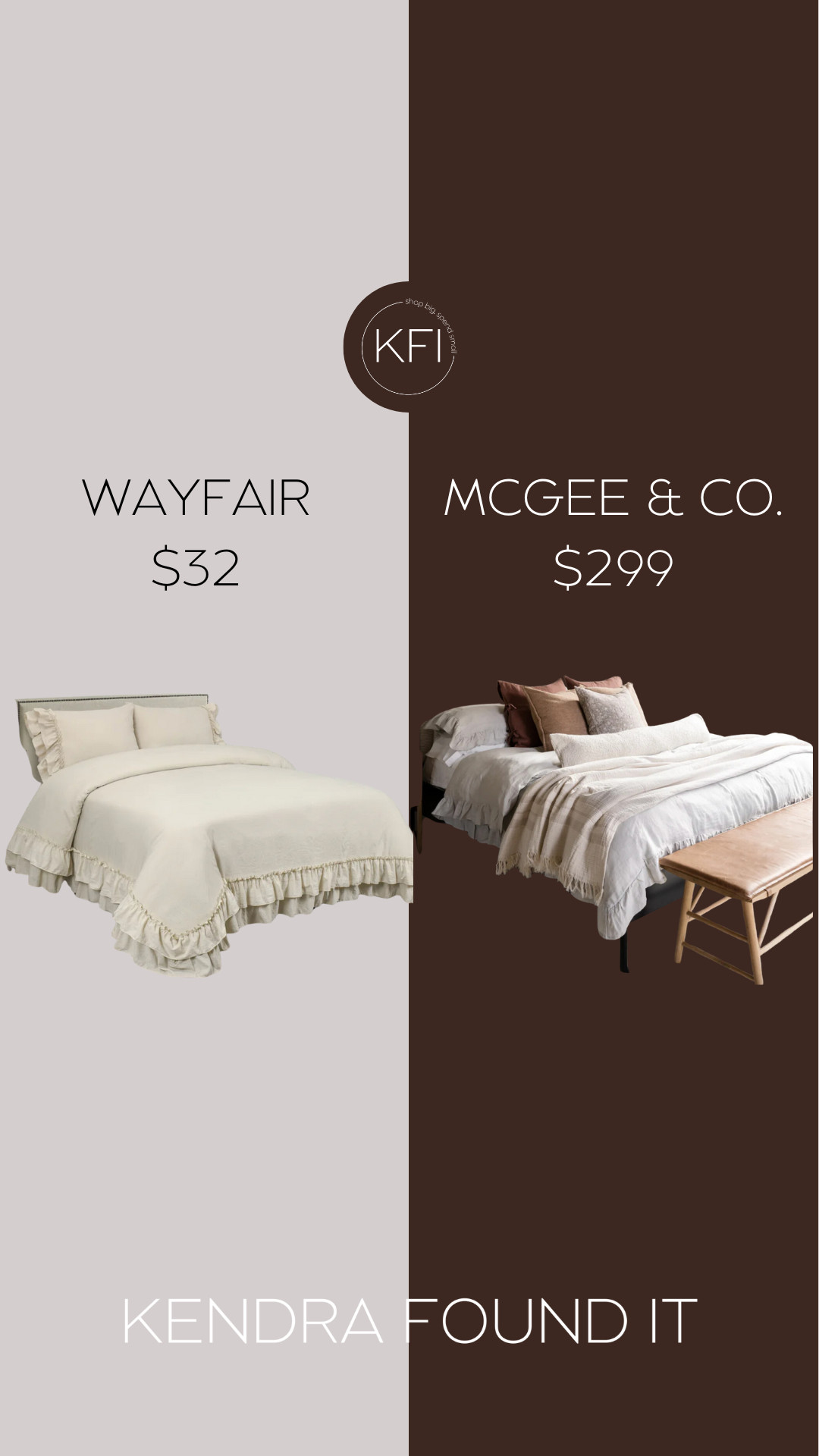 If you love the McGee & Co. Ruffle Linen Duvet Cover but want a budget-friendly alternative, this McGee & Co. Ruffle Linen Duvet Cover dupe is a must-have! ✨

The 3-Piece Ultra Soft Pre-Washed Duvet Cover Set from Wayfair has the same airy, romantic ruffle detail and relaxed elegance—for a fraction of the cost. It would go so well in a master bedroom, modern organic bedroom, kids bedroom, guest bedroom, or transitional bedroom. It’s ultra-soft, pre-washed, and gives that effortless, designer look without the designer price tag.

💡 Save vs. Splurge:
💰 McGee & Co. Ruffle Linen Duvet Cover – Luxe and timeless but pricey.
💎 McGee & Co. Ruffle Linen Duvet Cover dupe – The same dreamy vibes at a budget-friendly price!

This find is perfect for a cozy, elegant bedroom refresh—who else loves a good designer dupe? Let me know in the comments! 👇 #McGeeAndCoDupe #WayfairFinds #DupeAlert 

 #LTKHome #LTKSaleAlert #LTKFindsUnder50