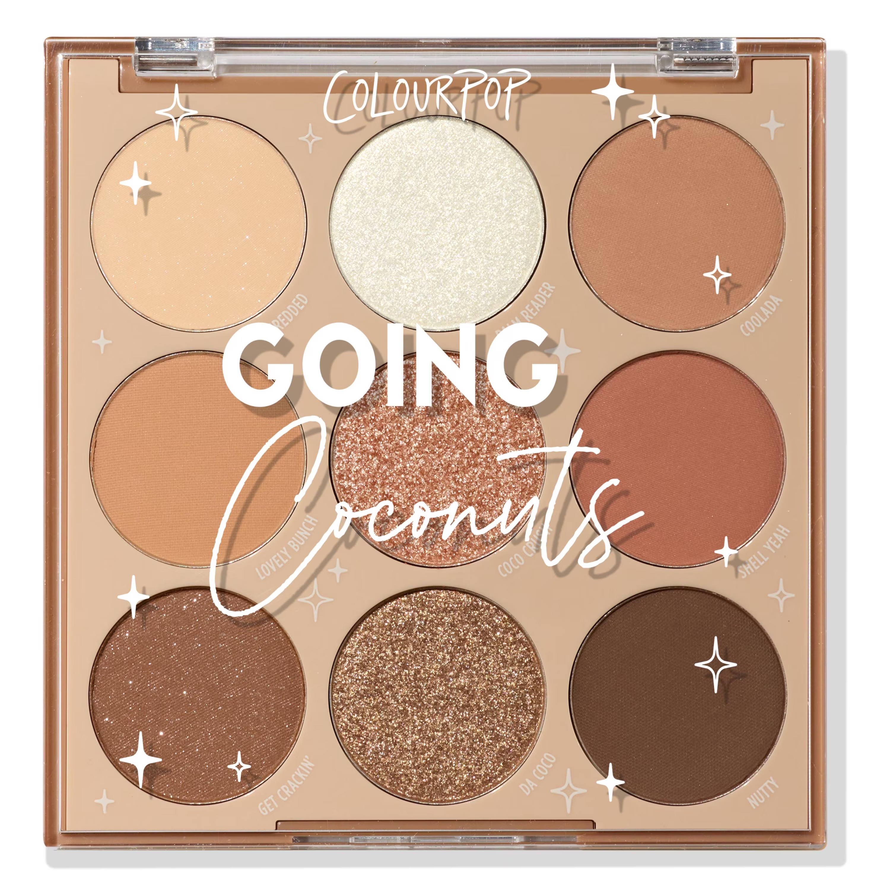 ColourPop 9 Pan Pressed Powder Palette, Going Coconuts | Walmart (US)