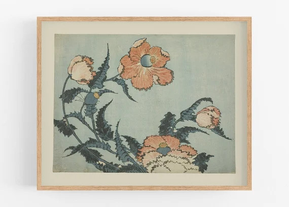 Japanese Flowers Botanical Art / Vintage Art / Botanical | Etsy | Etsy (US)