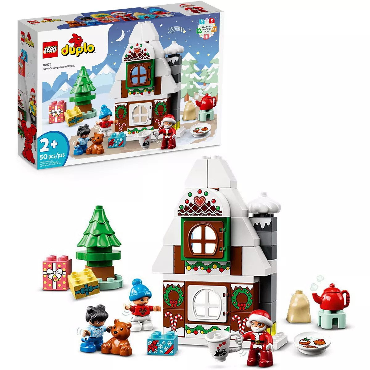 LEGO DUPLO Santa's Gingerbread House Toy 10976 | Target