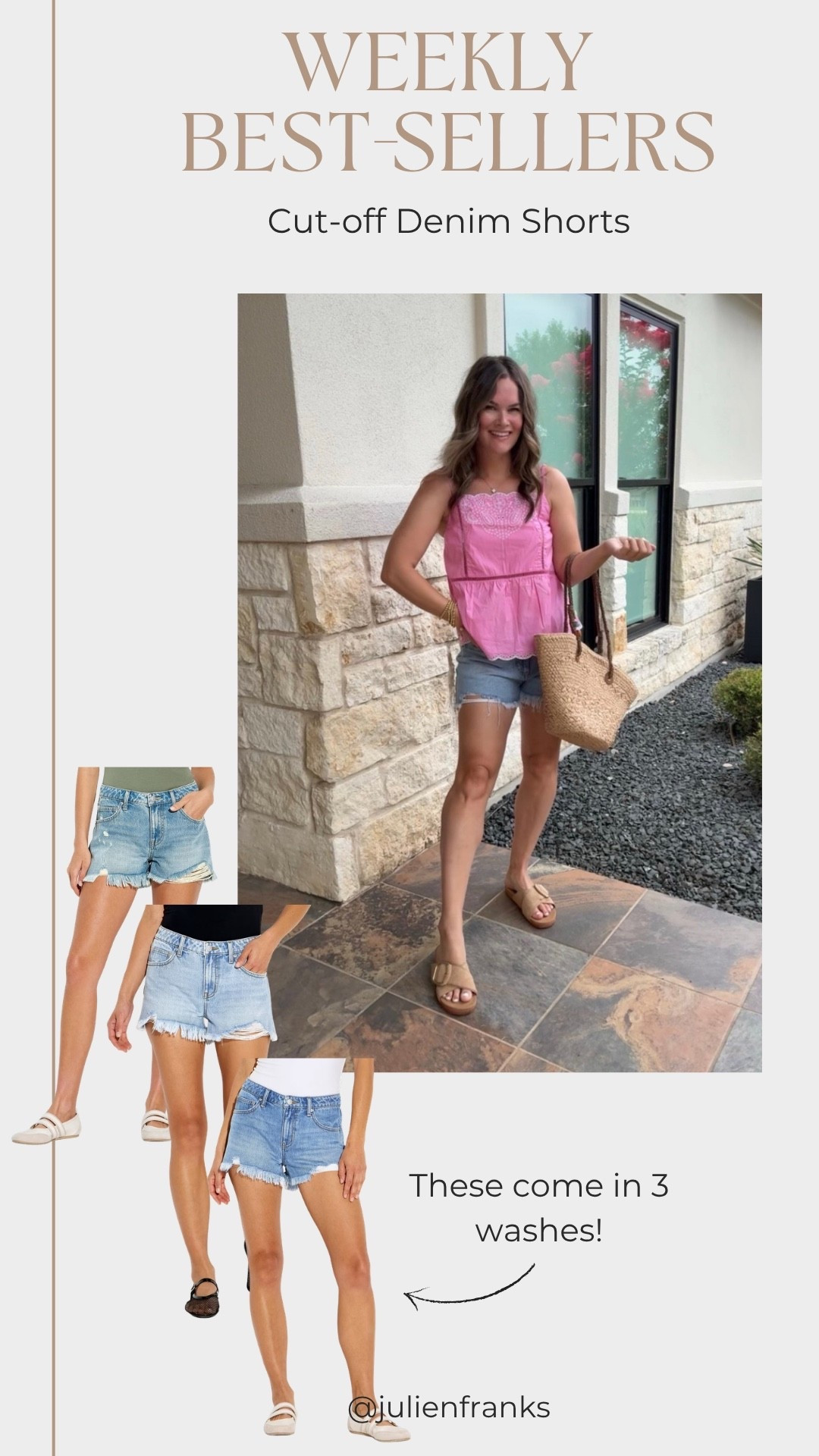 These denim shorts have been on repeat all summer long. They’re one of those pieces you’ll keep reaching for year after year. So good if you’re looking for an easy everyday pair this summer!

#LTKSeasonal #LTKdayinmylife #LTKootd
