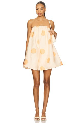 The Wolf Gang x REVOLVE X Revolve Gaia Bubble Dress in Peach Spot from Revolve.com | Revolve Clothing (Global)
