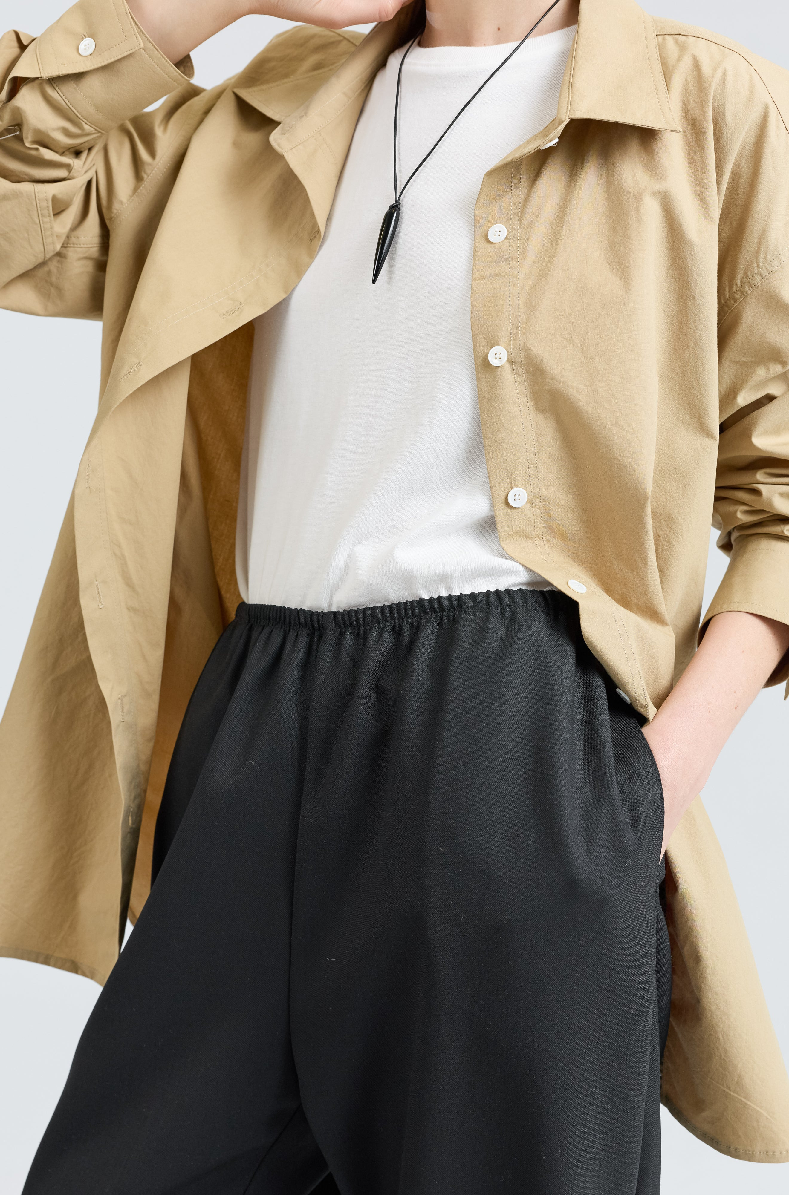 Shirt With Tie Belt | Almina Concept