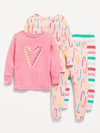 Unisex 4-Piece Pajama Set for Toddler & Baby | Old Navy (US)