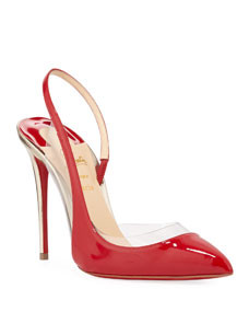 Optic Sexy Asymmetric Red Sole Pumps | Bergdorf Goodman