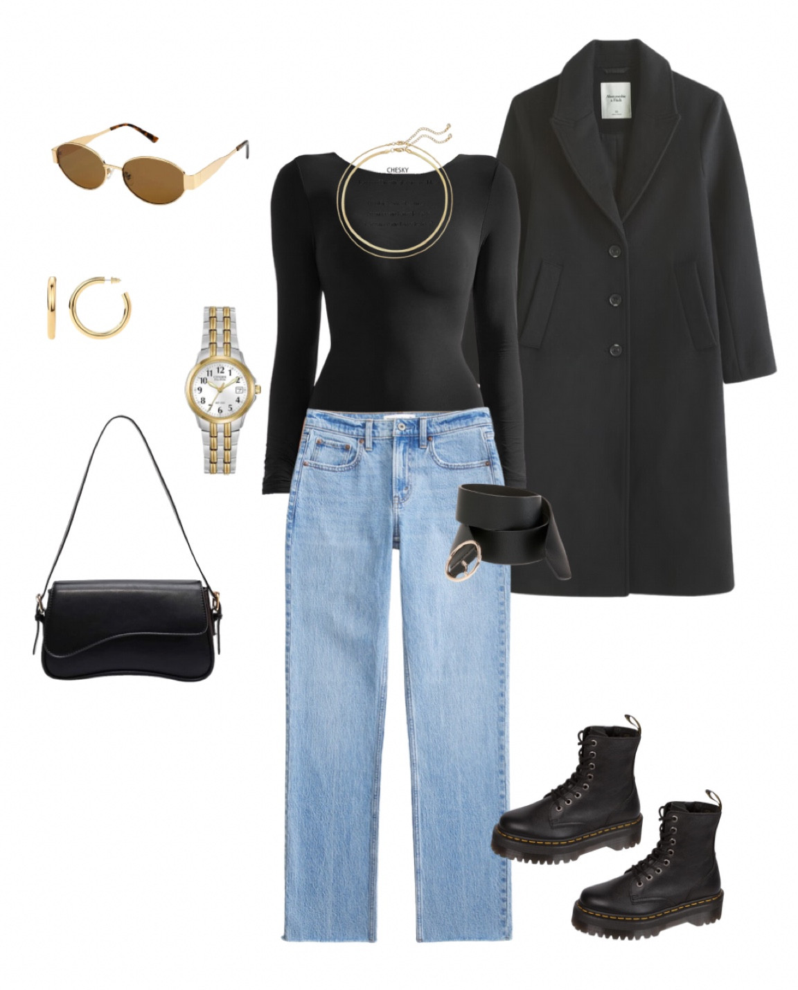 Black coat jacket, dr marten outfit, jeans legit, Fall outfit inspo, outfit inspiration, Amazon finds, Abercrombie

#LTKMidsize #LTKSeasonal #LTKSaleAlert