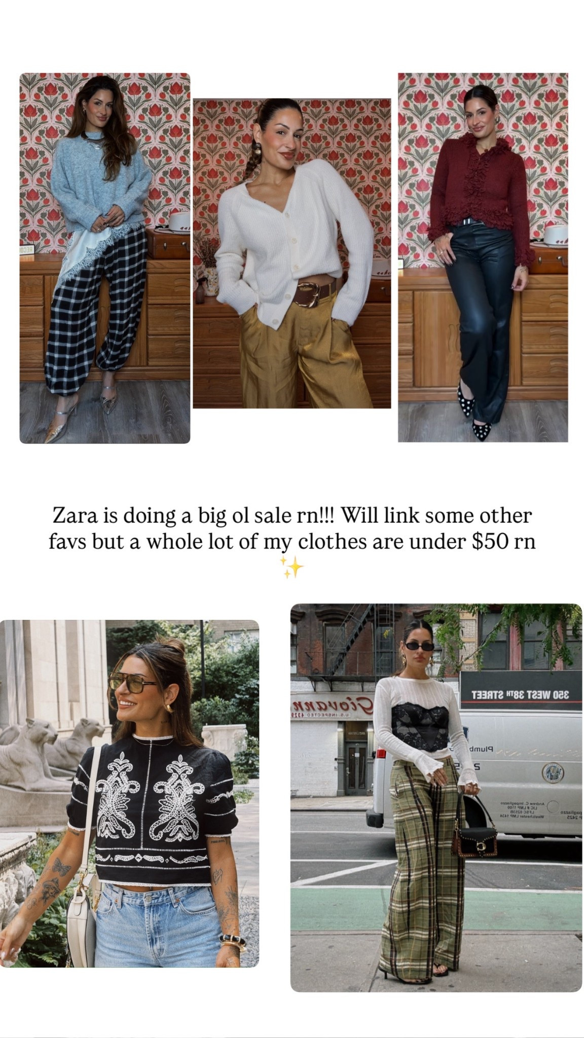 Zara sale - up to 40% off! 

#LTKHoliday #LTKSaleAlert #LTKFindsUnder50