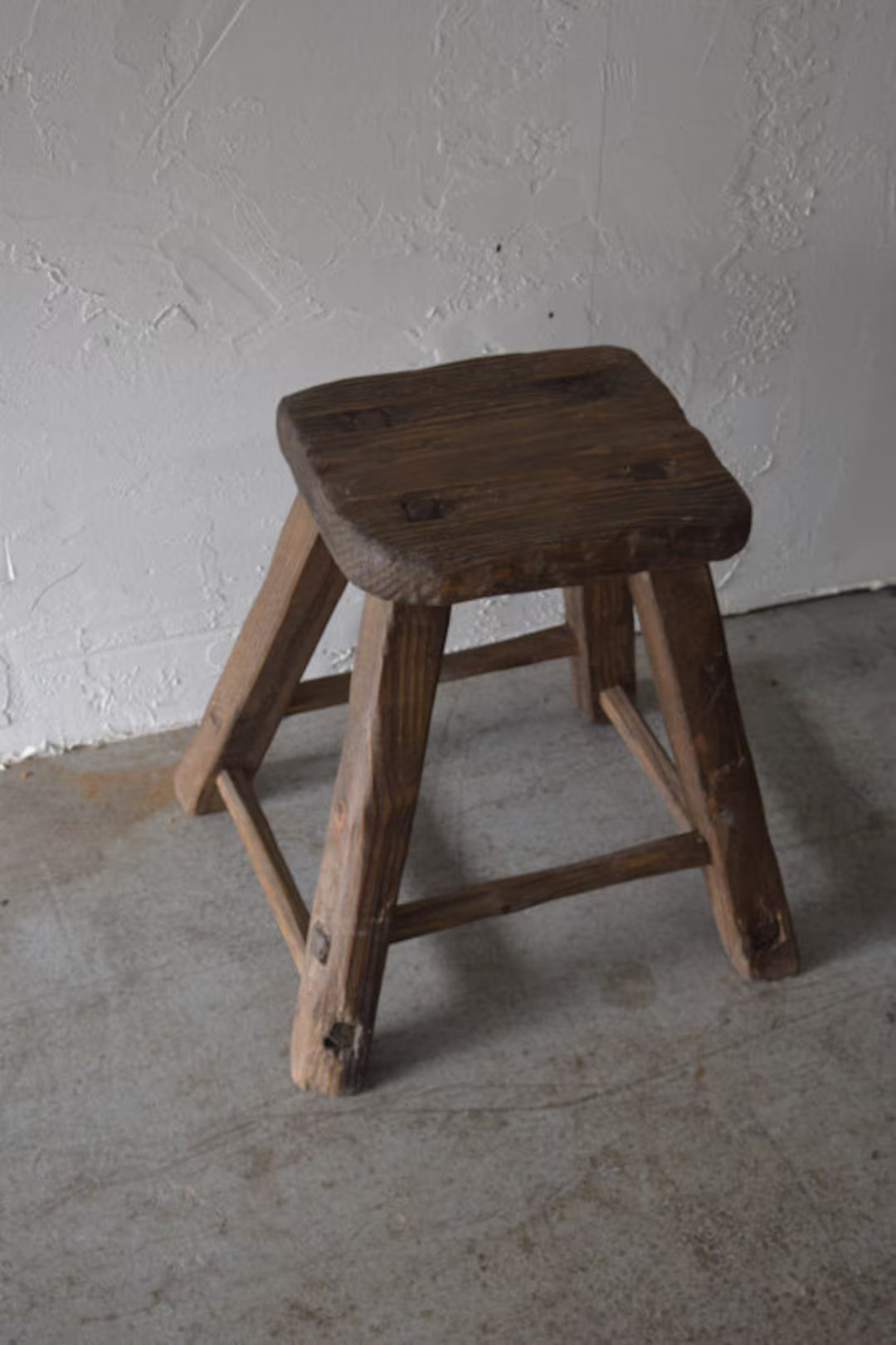 Made to Order: Small Unique Vintage-style Wooden Stool - Etsy | Etsy (US)