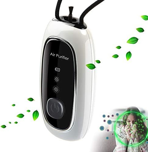 Wearable Air Necklace, Personal Air Necklace Around The Neck, Travel Size Air Necklace, White | Amazon (US)