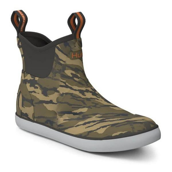 Men's Huk Rogue Wave Deck Boots Outdoor 13 Mossy Oak Bottomland | Scheels Sports